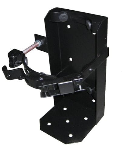 Heavy Duty Vehicle Extinguisher Bracket 2.5-4.5kg 128mm-143mm Extinguisher Diameter Black
