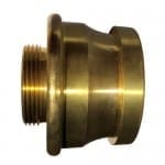 Adaptor 65mm BI Male x 38mm BSP Male Brass