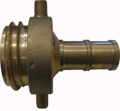 Coupling 65mm QRT Male x 38mm Tail Brass