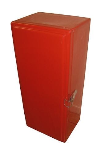 Cabinet Fibreglass Small To Suit 4.5kg Extinguisher 655mm H x 285mm W x 225mm D