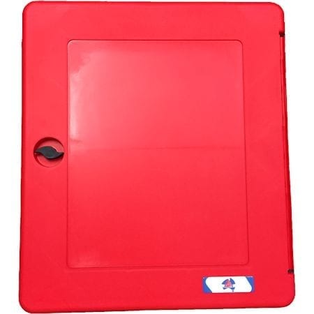 Cabinet Poly Red Multiuse Plain Front Non Locking 645mmH x 745mmW x 296mmD
