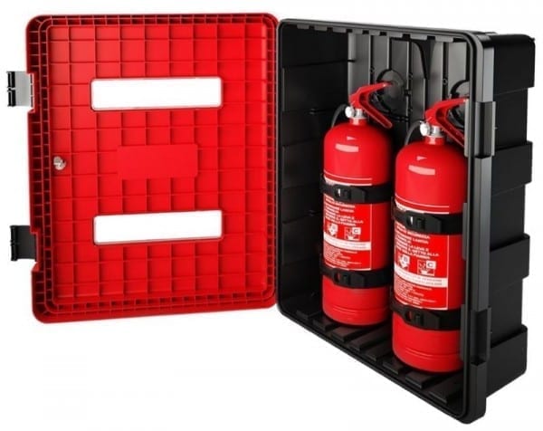 polyethylene fire extinguisher cabinet ip59k rated
