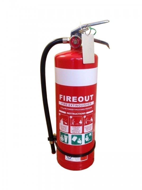 Fire Extinguisher 4.5kg DCPABE Fireout 6A:80BE