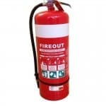 Fire Extinguisher 9kg DCP ABE Fireout 10A:80BE