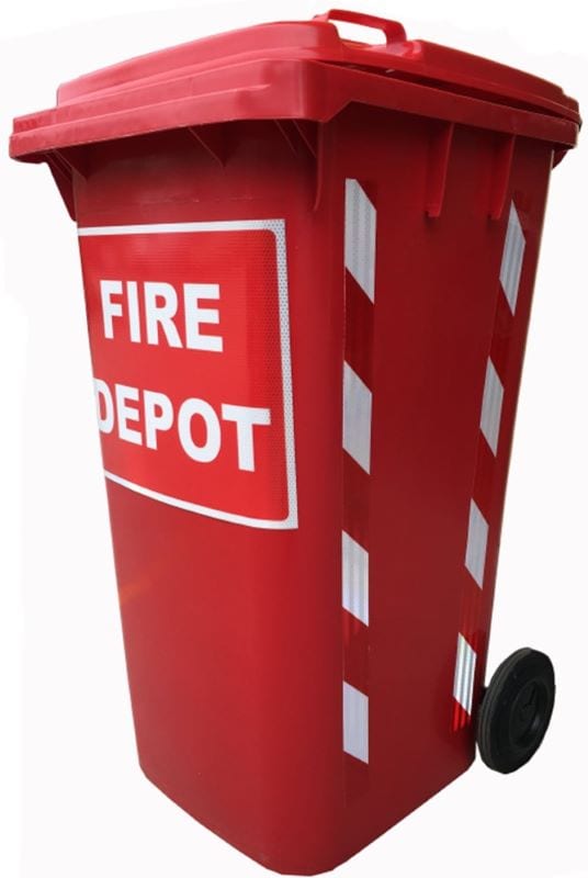 fire depot bin