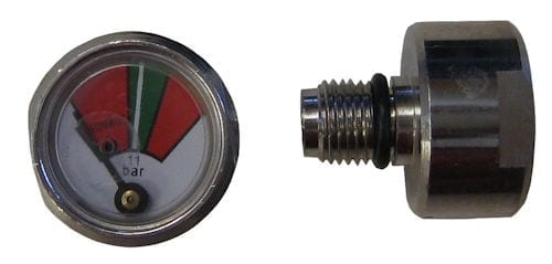Gauge 1100 kPa Fire Box With O Ring Small 20mm Face