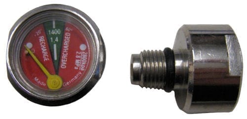 Gauge 1400 kPa Flamestop DCP With O Ring Chrome Plated Brass Small 19mm Face