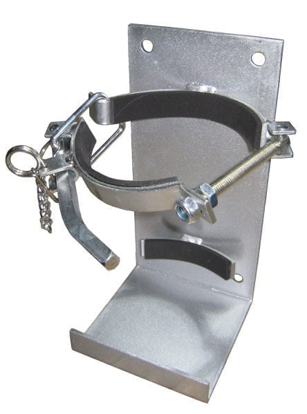 Heavy Duty Vehicle Extinguisher Bracket 2kg - 2.5kg 110-130mm Extinguisher Diameter Cold Galvanised