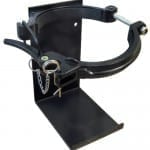 Heavy Duty Vehicle Extinguisher Bracket 9kg Cannon Style Cast Alloy Arms Left Opening