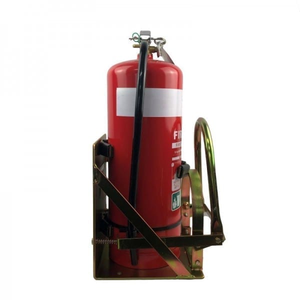 heavy duty over centre fire extinguisher vehicle bracket