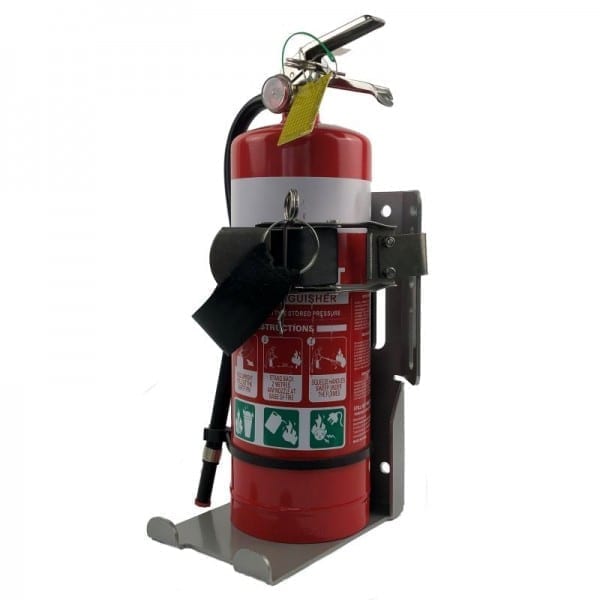 vehicle fire extinguisher bracket
