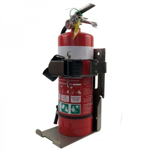 stainless steel fire extinguisher truck bracket