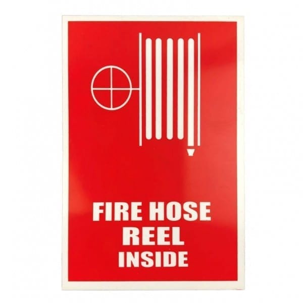 fire hose reel inside sign