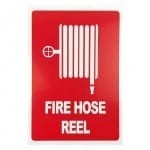 fire hose reel location sign