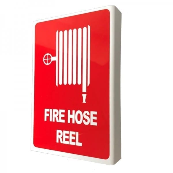 fire hose reel location sign right angle