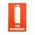 fire extinguisher location sticker