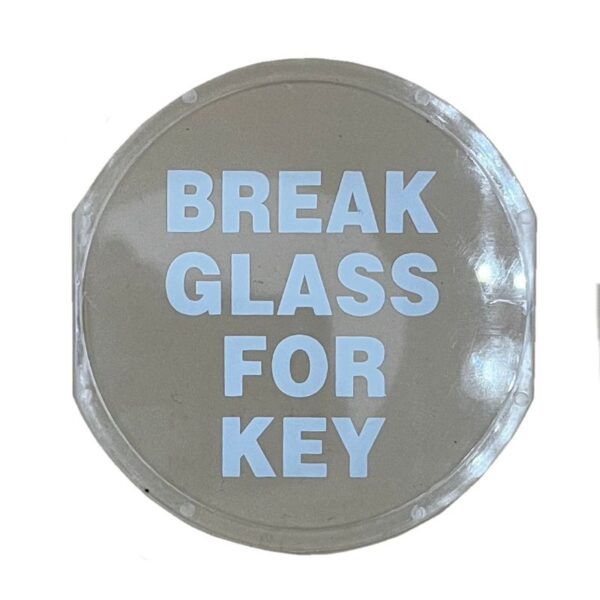 replacement break glass front pvc