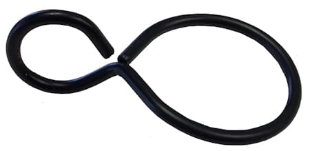 Retainer FHR Nozzle 19mm Figure 8 31mm ID Metal Black Painted