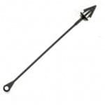 Retainer Safety Pin Black PVC Amerex