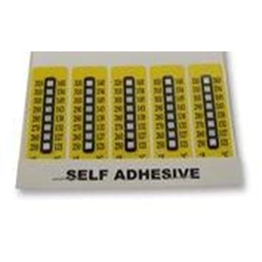 Stat-X Temp Indicator Sticker 40-71Deg Series A (10 Pack)