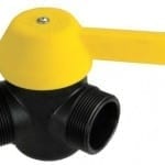 Scotty 3 Way Valve 3 x 1.5Inch BSP Male Thread Ports 4050