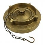 65mm storz blanking cap brass