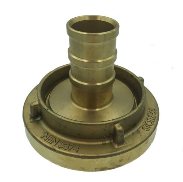 65mm Storz hose coupling brass with 38mm tail