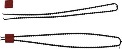 Seal Crimp Type And Tie PVC Red Seal / Black Tie