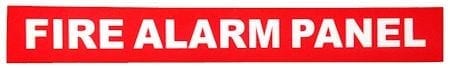 Sign Poly Fire Alarm Panel Strip 520mm W x 65mm H
