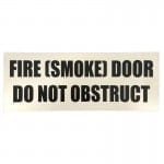 fire smoke door sign