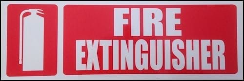 Sign Self Adhesive Ext Strip Pictograph 300mm W x 100mm H