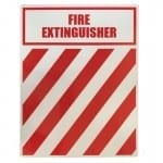 fire extinguisher location board