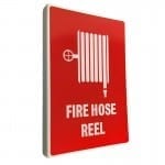 fire hose reel location sign right angle