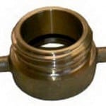 Adaptor 65mm CFA Male x 65mm MFB Female Brass
