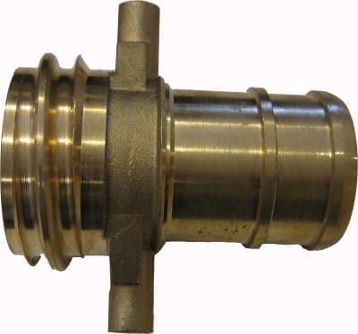 Coupling 65mm QRT Male x 65mm Tail Brass