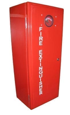 Cabinet Fibreglass To Suit 9kg Ext C/W Key Holder 750mm H x 300mm W x 225mm D