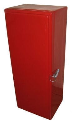 Cabinet Fibreglass Large To Suit 9kg Fire Extinguisher 750mm H x 300mm W x 230mm D