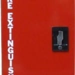 Cabinet Metal Non Lockable To Suit 9kg Fire Extinguisher 710mm H x 320mm W x 220mm D