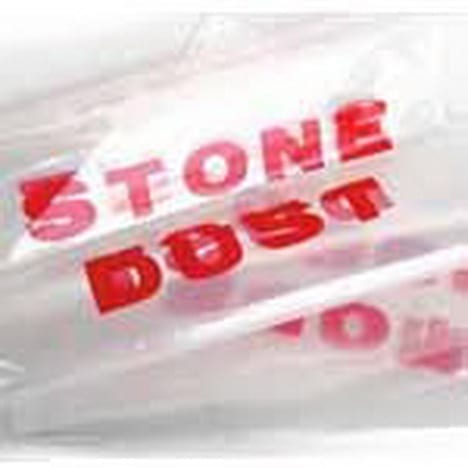 Cover Poly Heavy Duty Red / Clear For Stone Dust 1040mm H x 390mm W