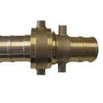 Coupling Set 65mm QRT x 65mm Tail Brass