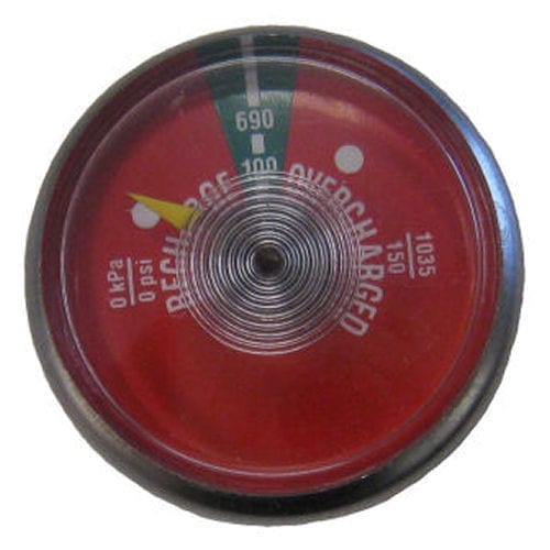 Gauge 690 kPa Air Water Air Foam Wet Chem Stainless Steel Case & Thread