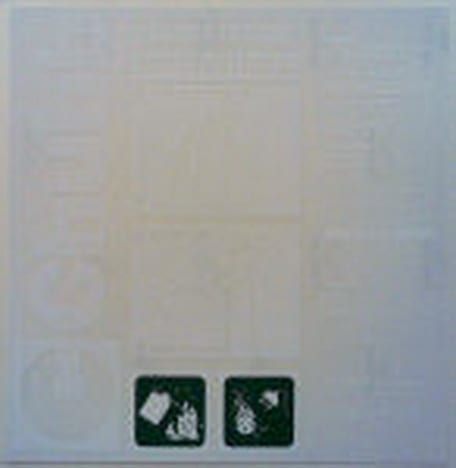Label C02 3.5kg Chubb Genuine