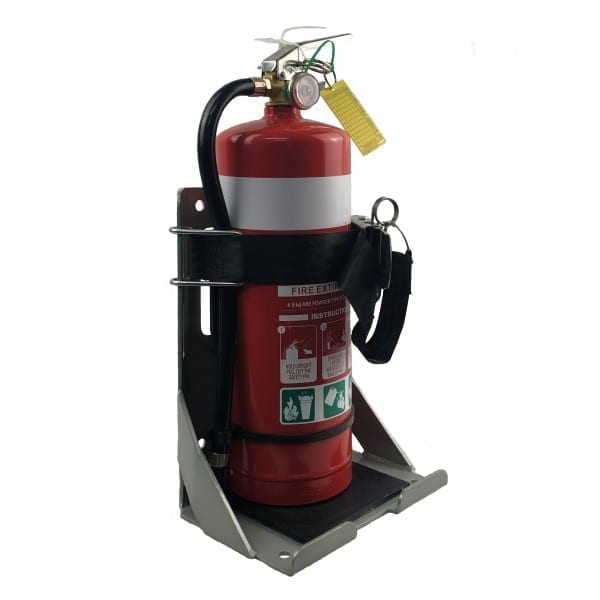 Heavy Duty Vehicle Extinguisher Bracket Webbing Style Double Ear Wide Base Ultimate - Image 9