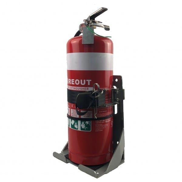 Heavy Duty Vehicle Extinguisher Bracket Webbing Style Double Ear Wide Base Ultimate - Image 10