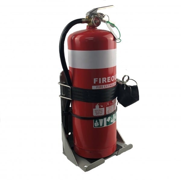 Heavy Duty Vehicle Extinguisher Bracket Webbing Style Double Ear Wide Base Ultimate - Image 11