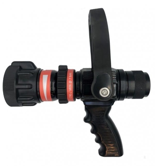 pistol grip adjustable fire fighting nozzle