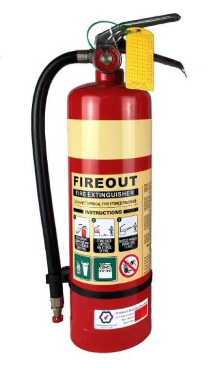 wet chemical fire extinguisher