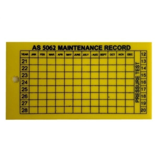 poly fire service tag AS 5062