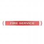 fire service pipe sticker