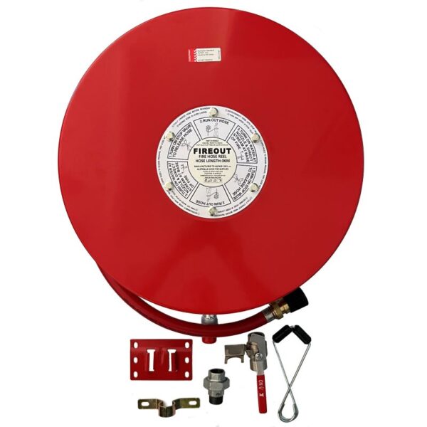 25MM X 36M FIRE HOSE REEL AS1221